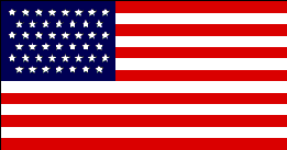 USA Flag (1896 - 1908) Verified Accurate